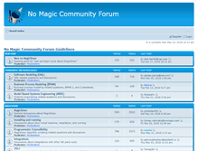 Tablet Screenshot of community.nomagic.com